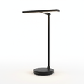 Rechargeable LED desk lamp on white background