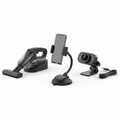 Car accessories collection on white background